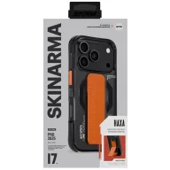   Skinarma Haxa Apple iPhone 17 Pro Max mágneses tok kitámasztóval, Magsafe kompatibilis, fekete