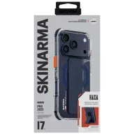   Skinarma Haxa Apple iPhone 17 Pro Max mágneses tok kitámasztóval, Magsafe kompatibilis, kék