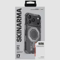   Skinarma Magma Apple iPhone 17 Pro Max mágneses tok, Magsafe kompatibilis, szürke