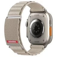   Skinarma Kobu Apple Watch állítható szíj, 49/45/44/42MM, elefántcsont (bézs)