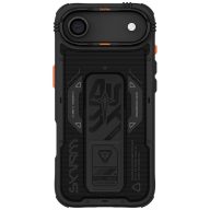   Skinarma Phantom Apple iPhone Air (2025) mágneses tok kitámasztóval, Magsafe kompatibilis, fekete