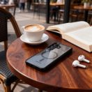 Tech-Protect Magmat Samsung Galaxy S26 hátlap tok, MagSafe, átlátszó-fekete