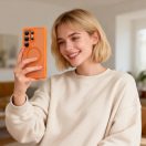 Tech-Protect Magmat Samsung Galaxy S26 Ultra hátlap tok, MagSafe, narancs