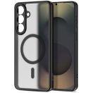 Tech-Protect BasicMag Samsung Galaxy S26 hátlap tok, MagSafe, áttetsző-fekete