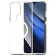   Tech-Protect Flexair Hybrid Samsung Galaxy S26 Ultra hátlap tok, megerősített sarok, MagSafe, átlátszó-fehér