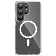   Tech-Protect Flexair Hybrid Samsung Galaxy S26 Ultra hátlap tok, megerősített sarok, MagSafe, átlátszó-fehér