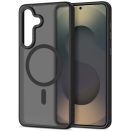 Tech-Protect Magcam Samsung Galaxy S26 Plus hátlap tok, MagSafe, áttetsző-fekete