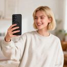 Tech-Protect Magcam Samsung Galaxy S26 Plus hátlap tok, MagSafe, áttetsző-fekete