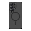 Tech-Protect Magcam Samsung Galaxy S26 Ultra hátlap tok, MagSafe, áttetsző-fekete