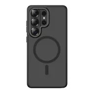   Tech-Protect Magcam Samsung Galaxy S26 Ultra hátlap tok, MagSafe, áttetsző-fekete