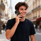 Tech-Protect Magcam Samsung Galaxy S26 Ultra hátlap tok, MagSafe, áttetsző-fekete