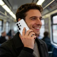   Tech-Protect MagSlim Samsung Galaxy S26 Ultra hátlap tok kitámasztóval, MagSafe, áttetsző-fehér
