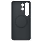 Samsung Silicone Magnet Samsung Galaxy S26 Ultra gyári hátlap tok, szilikon, MagSafe, fekete