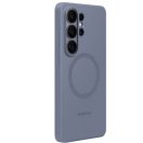 Samsung Silicone Magnet Samsung Galaxy S26 Ultra gyári hátlap tok, szilikon, MagSafe, kékes lila