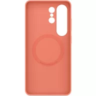   Samsung Silicone Magnet Samsung Galaxy S26 Ultra gyári hátlap tok, szilikon, MagSafe, korall piros (narancs)