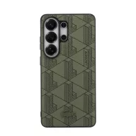   Lacoste PVC Blend Monogram Magnetic Samsung Galaxy S26 Ultra hátlap tok, MagSafe, khaki
