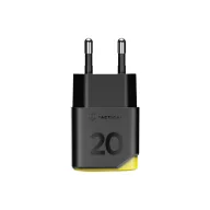   Tactical Minimi USB-C gyorstöltő adapter, kompakt, GaN, 20W, sárga-fekete