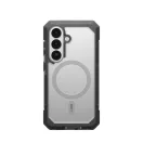 UAG Trooper Samsung Galaxy S26 MagSafe tok megerősített peremmel, ütésálló, Clear/ash 