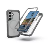  UAG Trooper Samsung Galaxy S26 Plus MagSafe tok megerősített peremmel, ütésálló, Clear/ash 