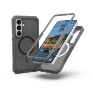   UAG Trooper Samsung Galaxy S26 Plus MagSafe tok megerősített peremmel, ütésálló, Black/ash 