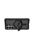 UAG Plasma XTE Samsung Galaxy S26 MagSafe tok megerősített peremmel, kitámasztóval, Black/orange