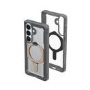 UAG Plasma XTE Samsung Galaxy S26 MagSafe tok megerősített peremmel, kitámasztóval, Ash/titanium