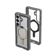   UAG Plasma XTE Samsung Galaxy S26 MagSafe tok megerősített peremmel, kitámasztóval, Ash/titanium