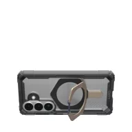   UAG Plasma XTE Samsung Galaxy S26 MagSafe tok megerősített peremmel, kitámasztóval, Ash/titanium