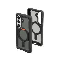   UAG Plasma XTE Samsung Galaxy S26 Plus MagSafe tok megerősített peremmel, kitámasztóval, Black/orange