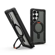   UAG Plasma XTE Samsung Galaxy S26 Ultra MagSafe tok megerősített peremmel, kitámasztóval, Black/orange