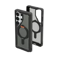   UAG Plasma XTE Samsung Galaxy S26 Ultra MagSafe tok megerősített peremmel, kitámasztóval, Black/orange