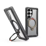   UAG Plasma XTE Samsung Galaxy S26 Ultra MagSafe tok megerősített peremmel, kitámasztóval, Ash