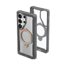 UAG Plasma XTE Samsung Galaxy S26 Ultra MagSafe tok megerősített peremmel, kitámasztóval, Ash