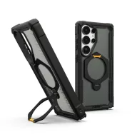   UAG Plasma XTE 360 Samsung Galaxy S26 Ultra MagSafe tok megerősített peremmel, kitámasztóval, Black