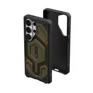   UAG Monarch Pro Samsung Galaxy S26 Ultra MagSafe tok, ütésálló, Kevlar Element Green