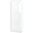 Karl Lagerfeld IML Peekaboo Karl&Choupette Samsung Galaxy S26 MagSafe hátlap tok, átlátszó