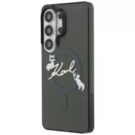   Karl Lagerfeld IML KC Script Samsung Galaxy S26 Ultra mágneses tok, MagSafe, fekete