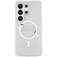   Karl Lagerfeld IML KC Script Samsung Galaxy S26 Ultra mágneses tok, MagSafe, átlátszó