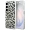 Guess IML Leopard Print Triangle Samsung Galaxy S26 mágneses tok, MagSafe, fekete