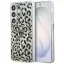 Guess IML Leopard Print Triangle Samsung Galaxy S26 Ultra mágneses tok, MagSafe, fekete