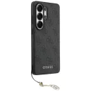 Guess 4G Classic Logo Charm Samsung Galaxy S26 Ultra mágneses tok, MagSafe, fekete