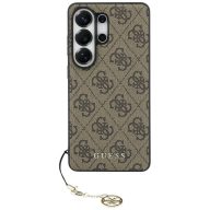   Guess 4G Classic Logo Charm Samsung Galaxy S26 Ultra mágneses tok, MagSafe, barna