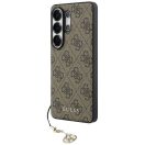 Guess 4G Classic Logo Charm Samsung Galaxy S26 Ultra mágneses tok, MagSafe, barna