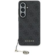   Guess 4G Classic Logo Charm Samsung Galaxy S26 mágneses tok, MagSafe, fekete