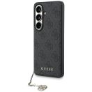 Guess 4G Classic Logo Charm Samsung Galaxy S26 mágneses tok, MagSafe, fekete
