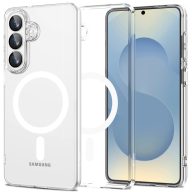   Tech-Protect Flexair Samsung Galaxy S26 Plus hátlap tok, megerősített sarok, MagSafe, átlátszó-fehér