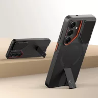   Tech-Protect Kevlar Aura Samsung Galaxy S26 tok kameravédelemmel, kitámasztóval, fekete-narancs