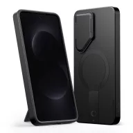   Tech-Protect Kevlar Aura Samsung Galaxy S26 Ultra tok kameravédelemmel, kitámasztóval, fekete-narancs