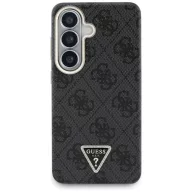   Guess 4G Triangle Logo Samsung Galaxy S26 mágneses tok, MagSafe, fekete