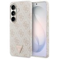   Guess 4G Triangle Logo Samsung Galaxy S26 mágneses tok, MagSafe, rózsaszín